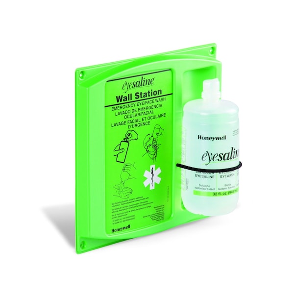 Honeywell Fendall Fendall Eyesaline Wall-Mount Eye Wash Station 12.25" L x 3.25" W x 14" H PLS1497 - main
